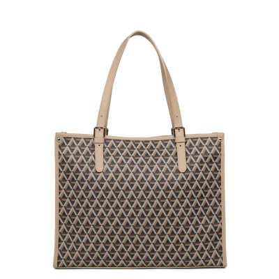 sac cabas épaule - ikon #couleur_marron-nude