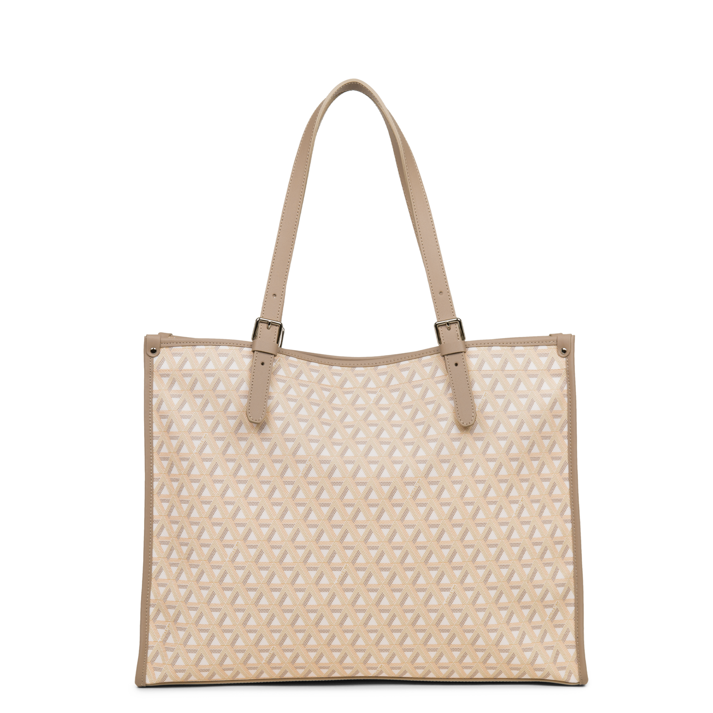 grand sac cabas épaule - ikon #couleur_beige