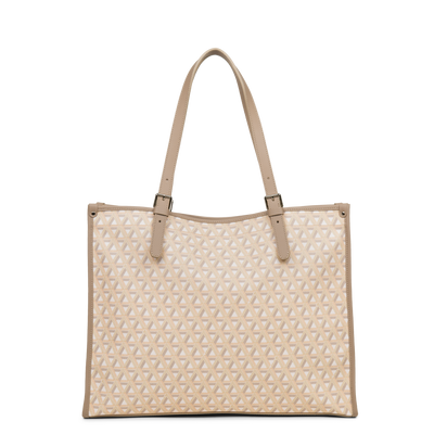 grand sac cabas épaule - ikon #couleur_beige