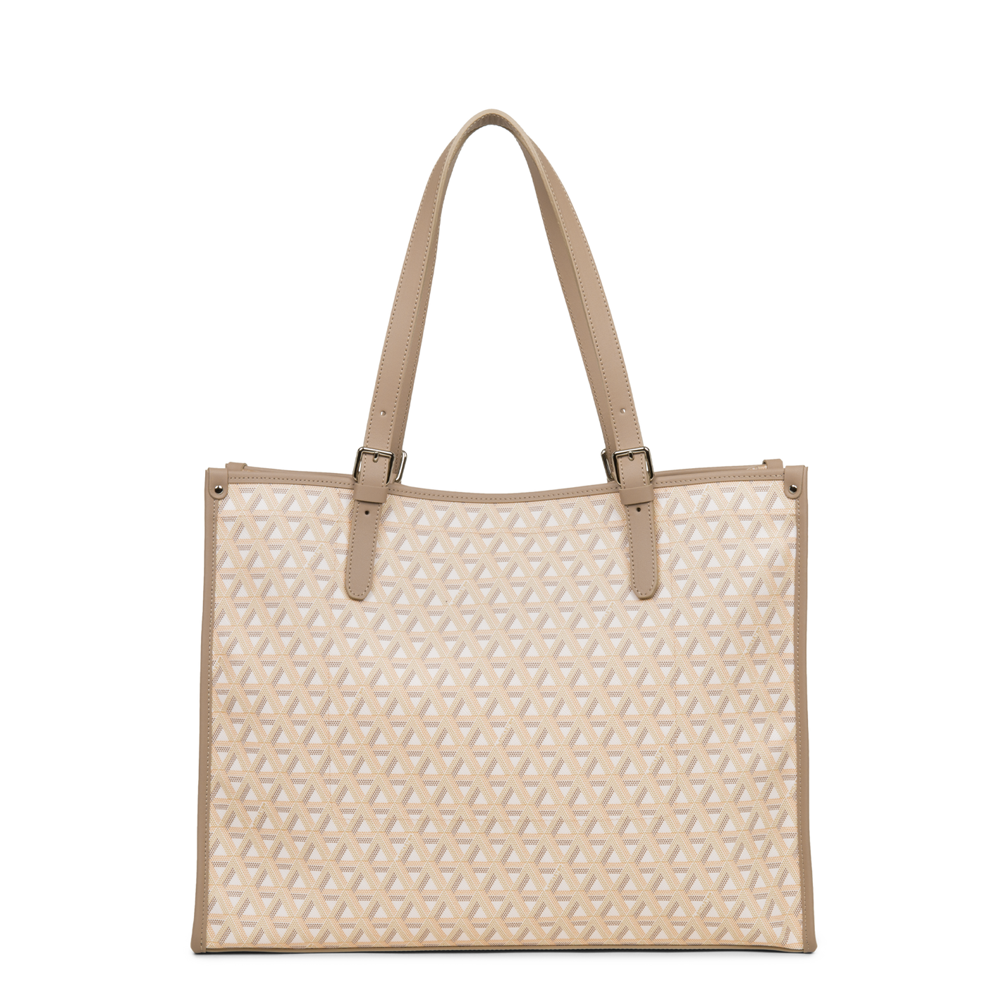 grand sac cabas épaule - ikon #couleur_beige