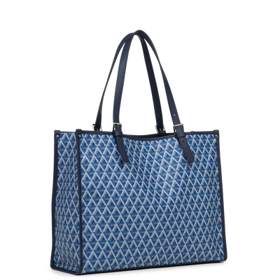 grand sac cabas épaule - ikon #couleur_bleu-lectrique