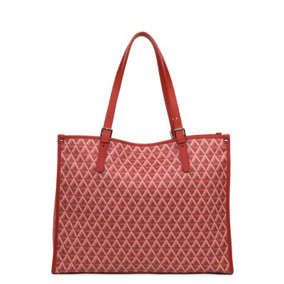 grand sac cabas épaule - ikon #couleur_carmin