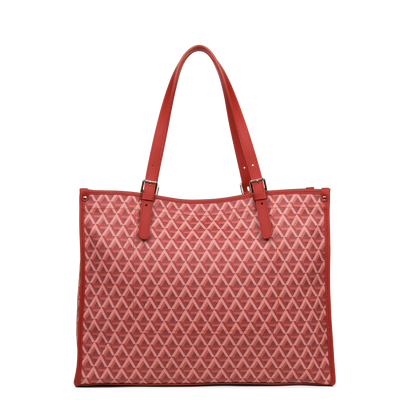 grand sac cabas épaule - ikon #couleur_carmin