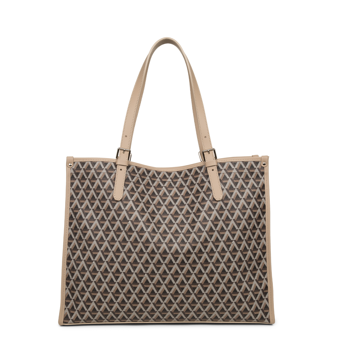 grand sac cabas épaule - ikon #couleur_marron-nude