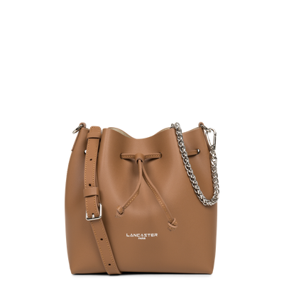 petit sac bourse - pur & element city #couleur_camel-in-champagne