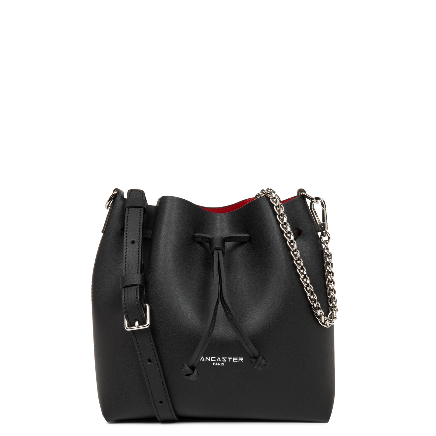 petit sac bourse - pur & element city #couleur_noir-in-rouge