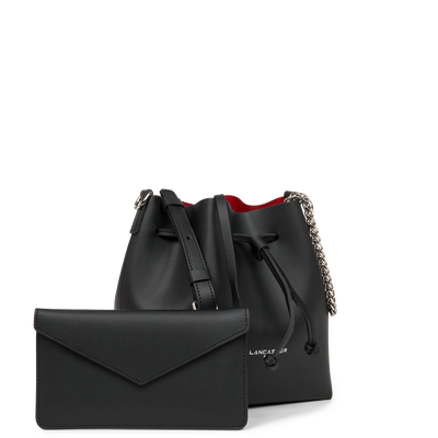 petit sac bourse - pur & element city #couleur_noir-in-rouge