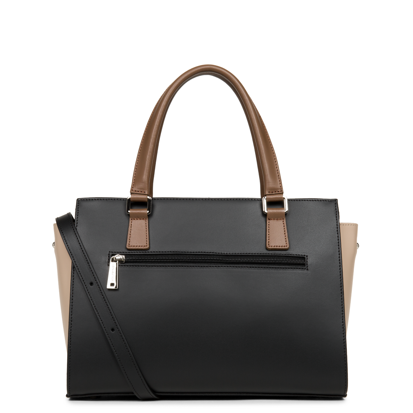 sac à main - smooth #couleur_noir-nude-vison