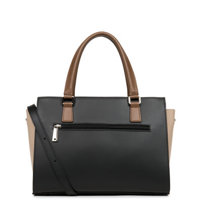 sac à main - smooth #couleur_noir-nude-vison