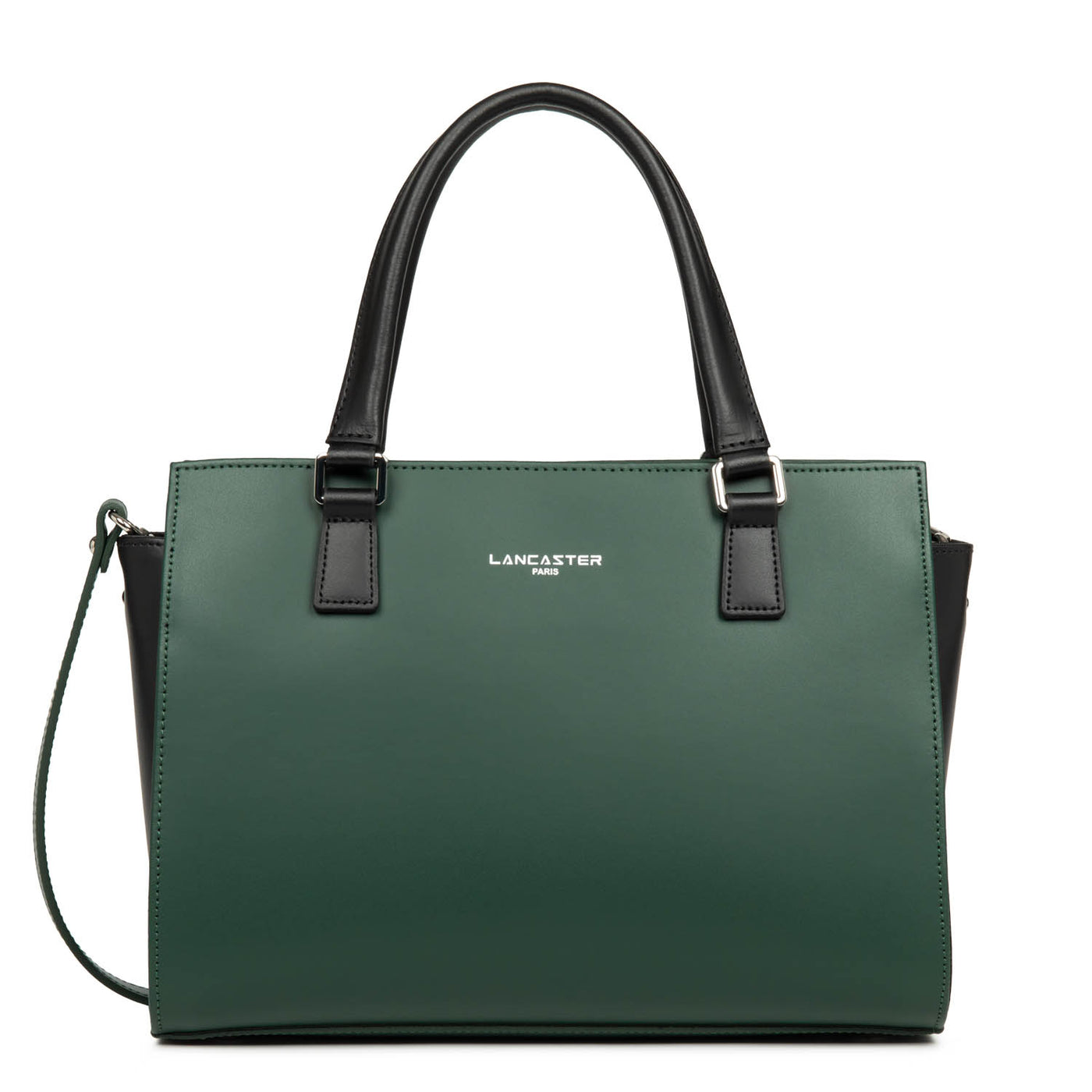 sac à main - smooth #couleur_vert-fonc-noir