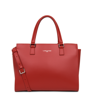 grand sac cabas main - smooth #couleur_rouge