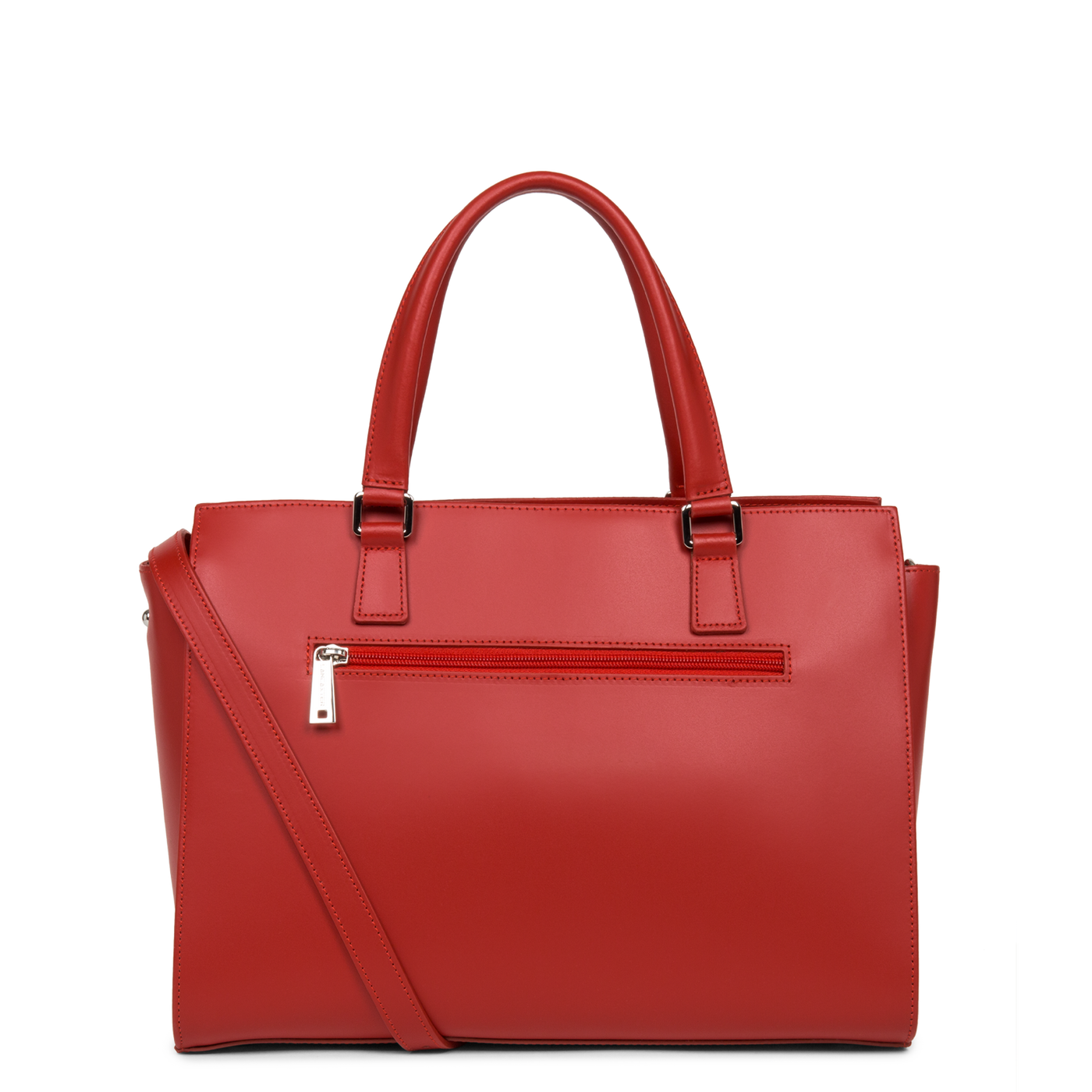 grand sac cabas main - smooth #couleur_rouge