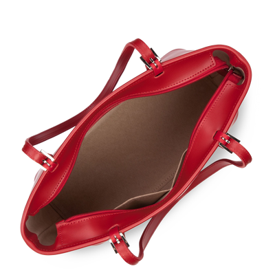 sac cabas épaule - smooth #couleur_rouge