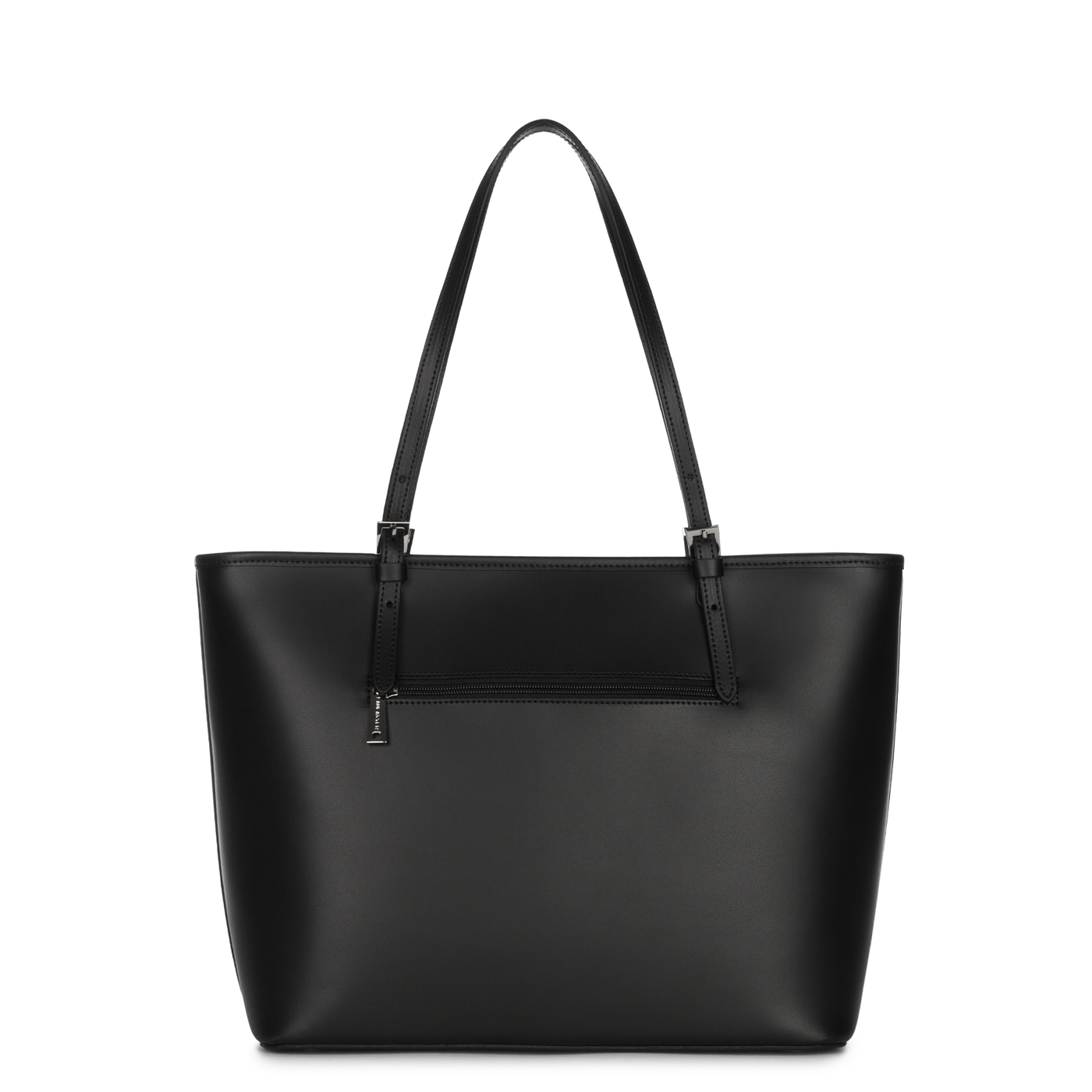 grand sac cabas épaule - smooth #couleur_noir