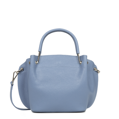 sac à main - foulonné double #couleur_bleu-cendre-in-argent