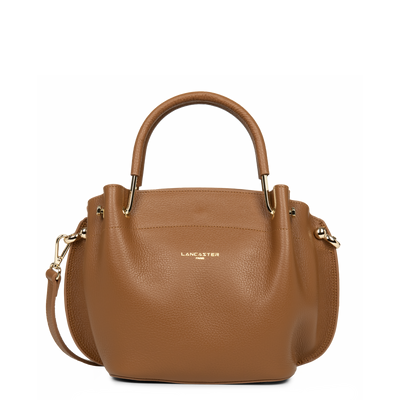 sac à main - foulonné double #couleur_camel-in-orange