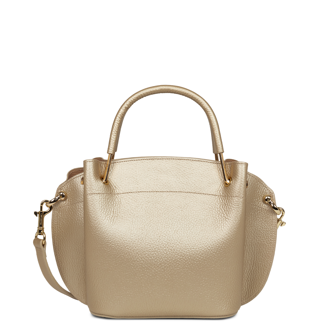 sac à main - foulonné double #couleur_champagne-in-nude