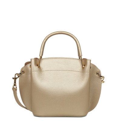 sac à main - foulonné double #couleur_champagne-in-nude