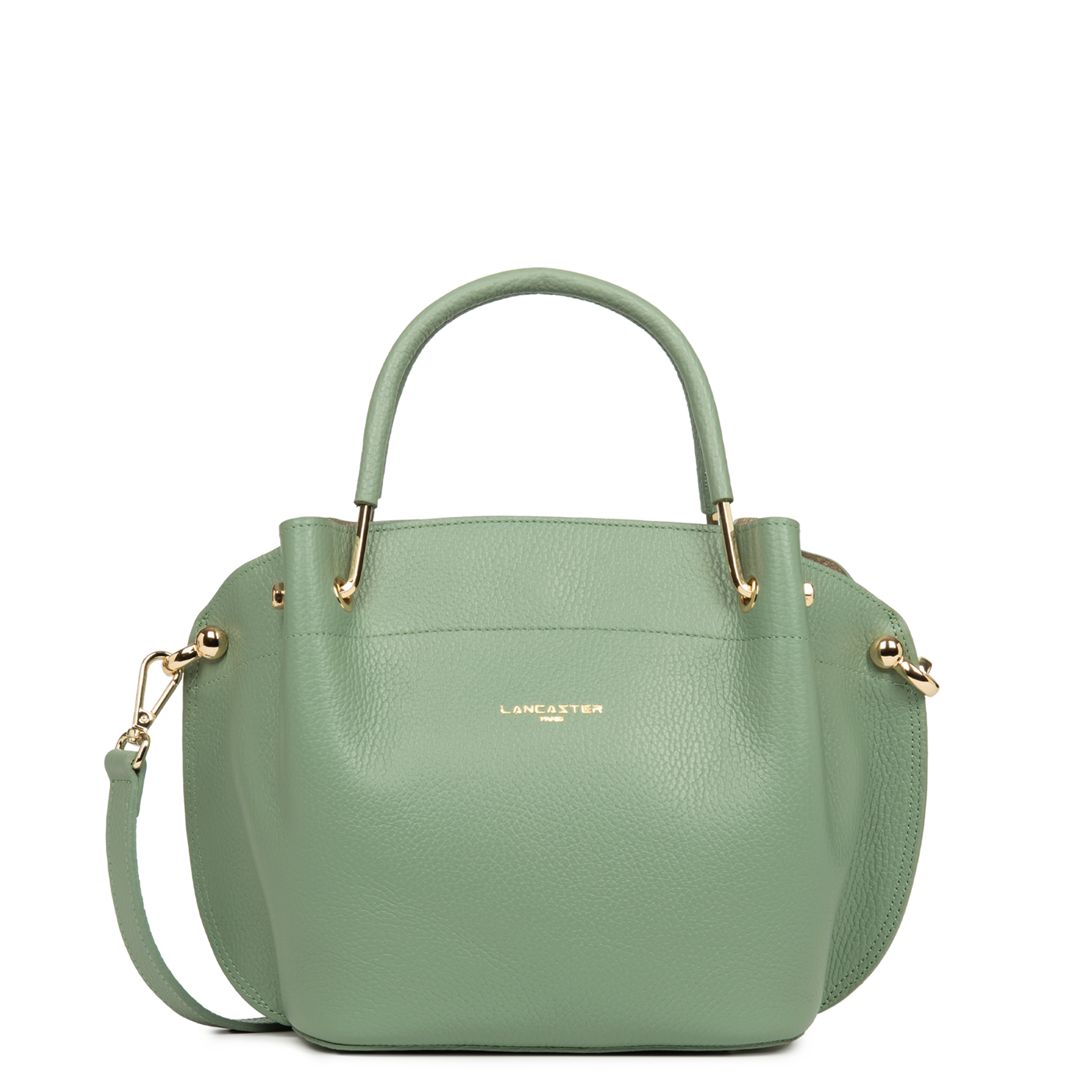 sac à main - foulonné double #couleur_jade-antic-in-champagne