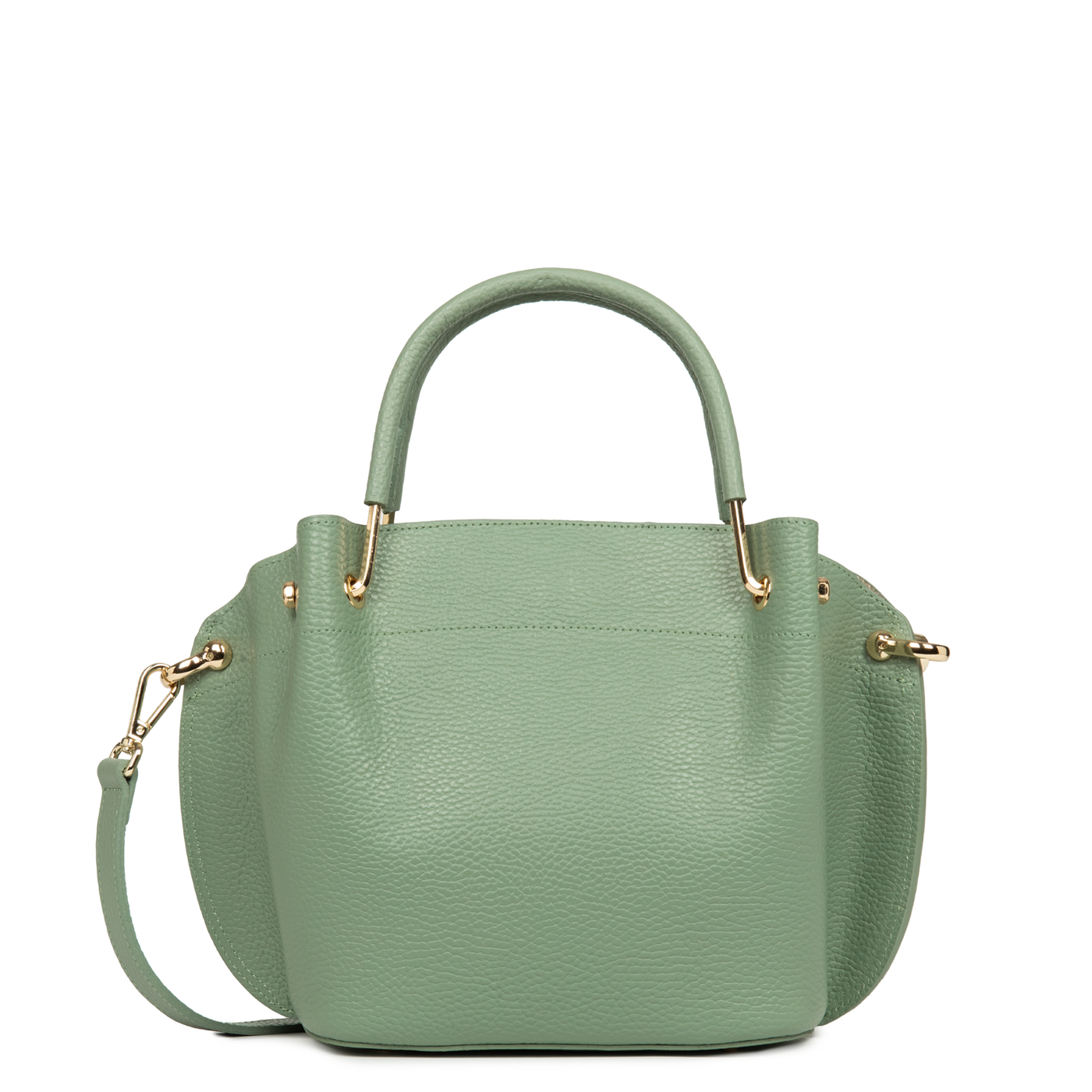 sac à main - foulonné double #couleur_jade-antic-in-champagne