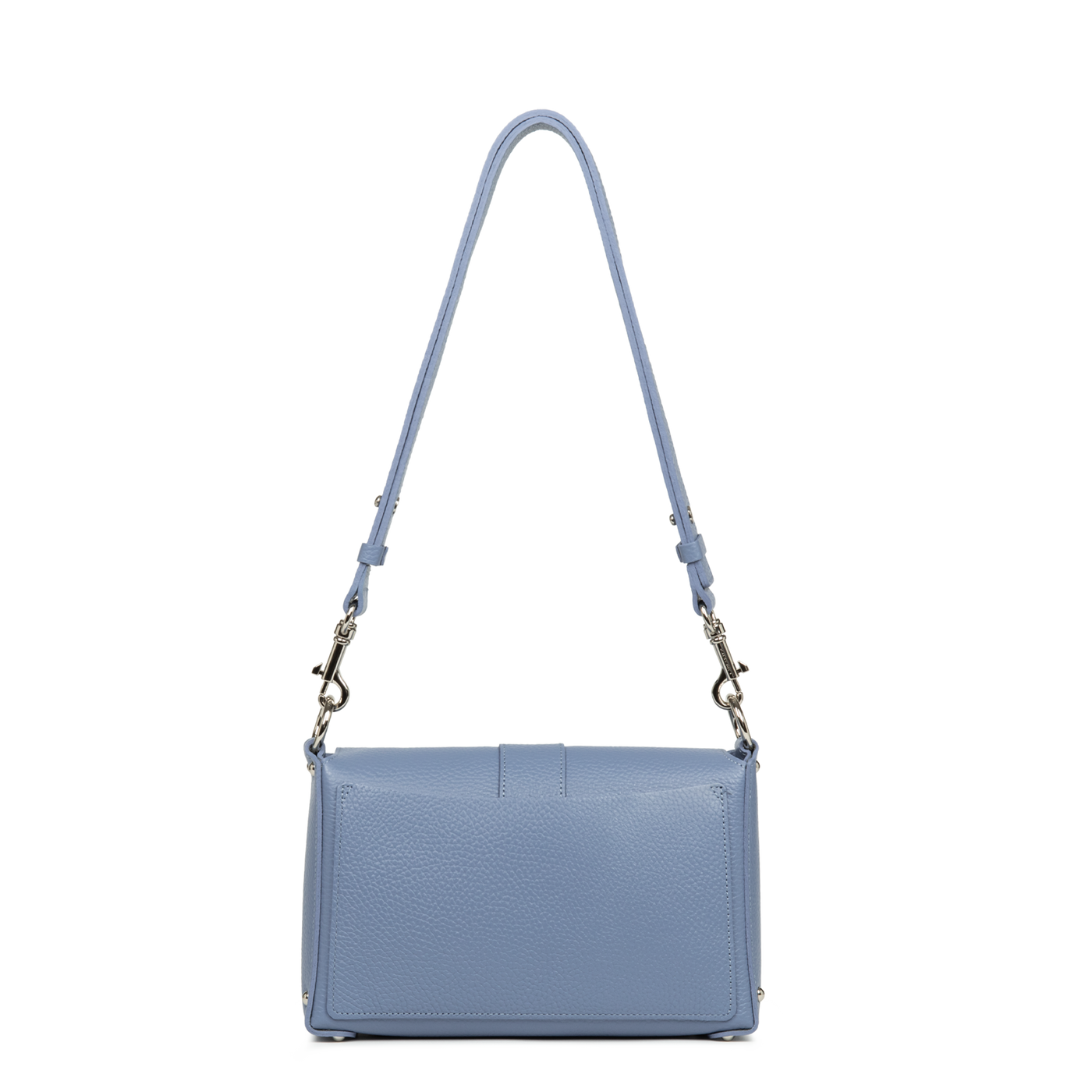 petit sac trotteur - top double #couleur_bleu-cendre-in-argent