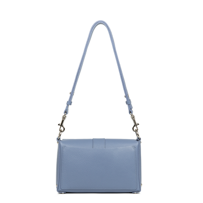 petit sac trotteur - top double #couleur_bleu-cendre-in-argent