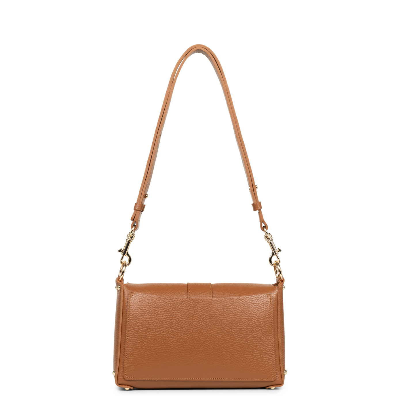 petit sac trotteur - top double #couleur_camel-in-orange