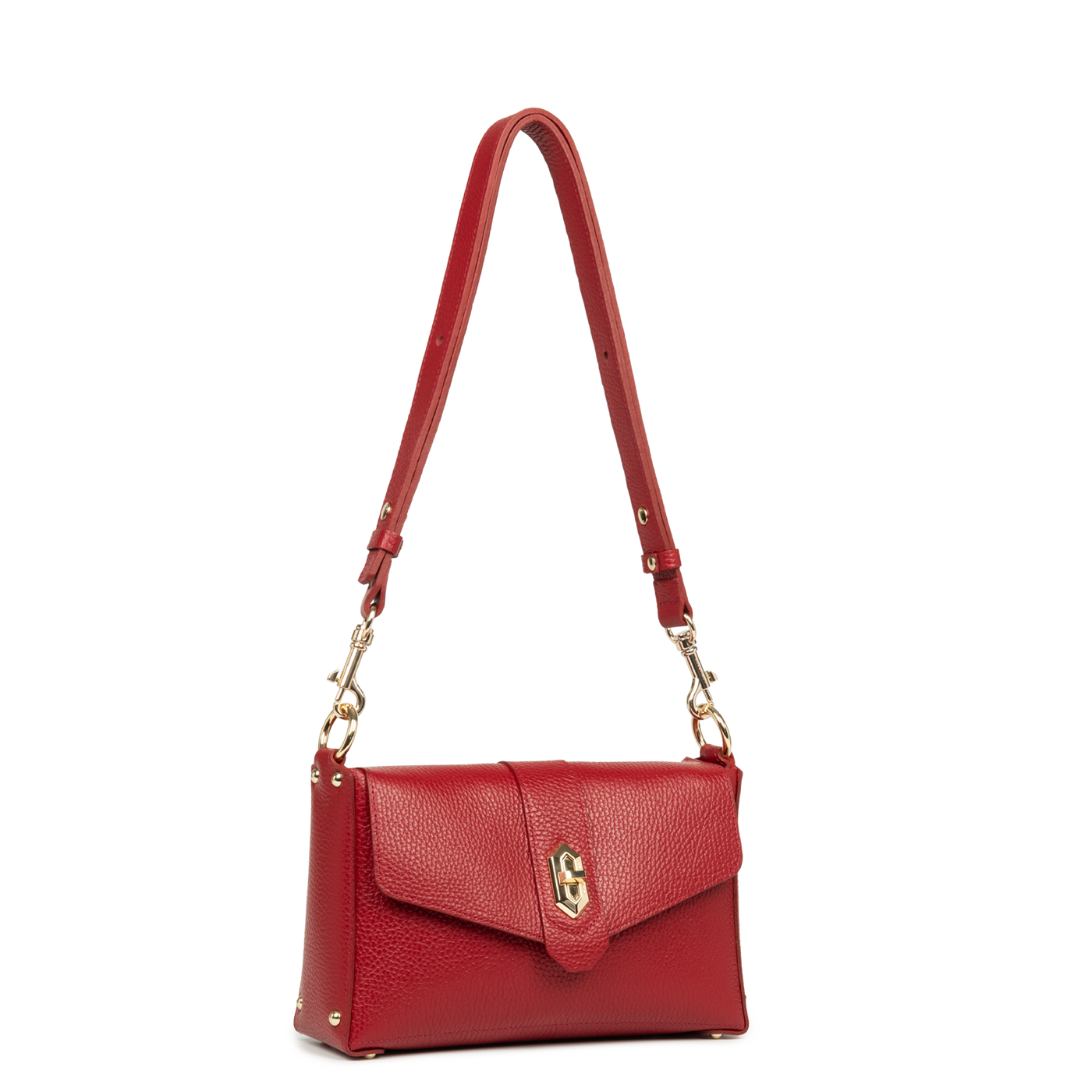 petit sac trotteur - top double #couleur_carmin-in-blush