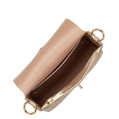 petit sac trotteur - top double #couleur_champagne-in-nude