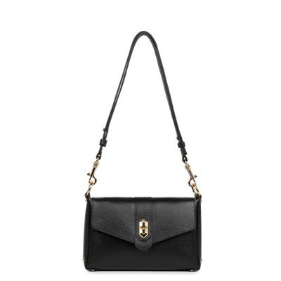 petit sac trotteur - top double #couleur_noir-in-nude