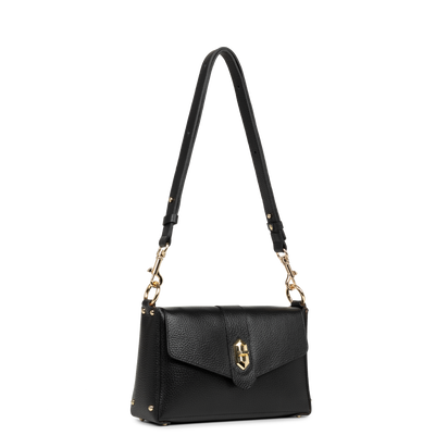 petit sac trotteur - top double #couleur_noir-in-nude