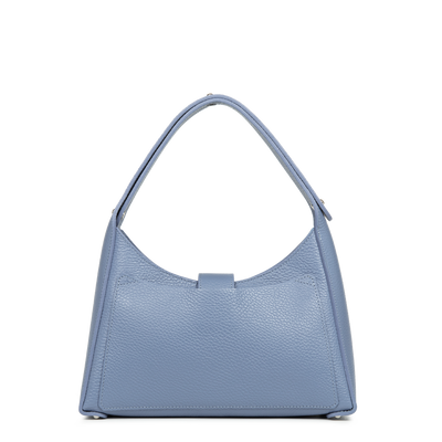 sac hobo - top double #couleur_bleu-cendre-in-argent