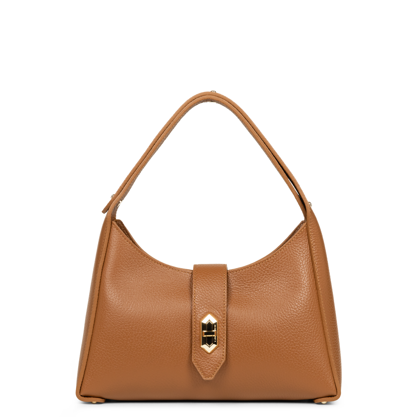 sac hobo - top double #couleur_camel-in-orange