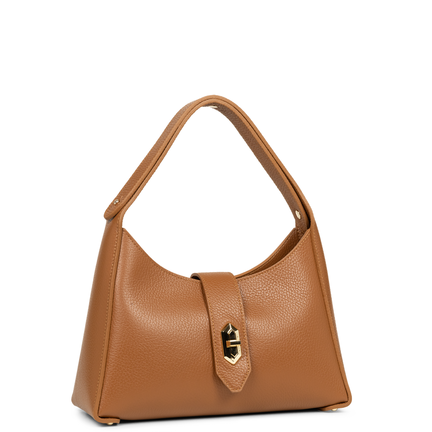 sac hobo - top double #couleur_camel-in-orange