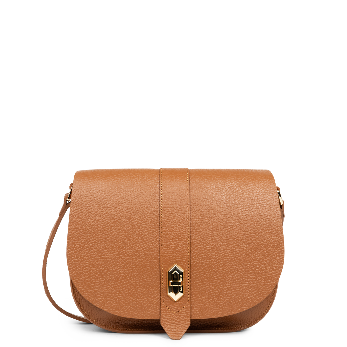 sac besace - top double #couleur_camel-in-orange