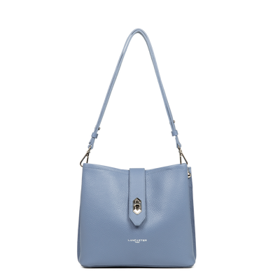 sac seau - top double #couleur_bleu-cendre-in-argent