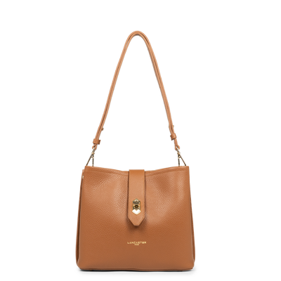 sac seau - top double #couleur_camel-in-orange