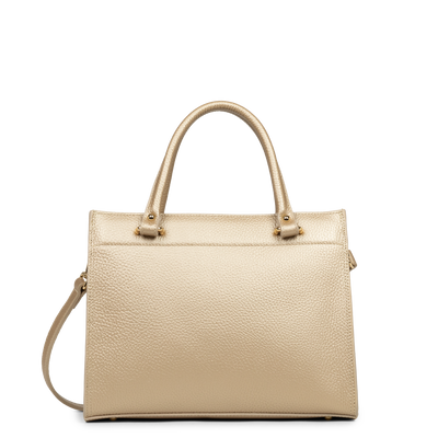 sac à main - foulonné double #couleur_champagne-in-nude