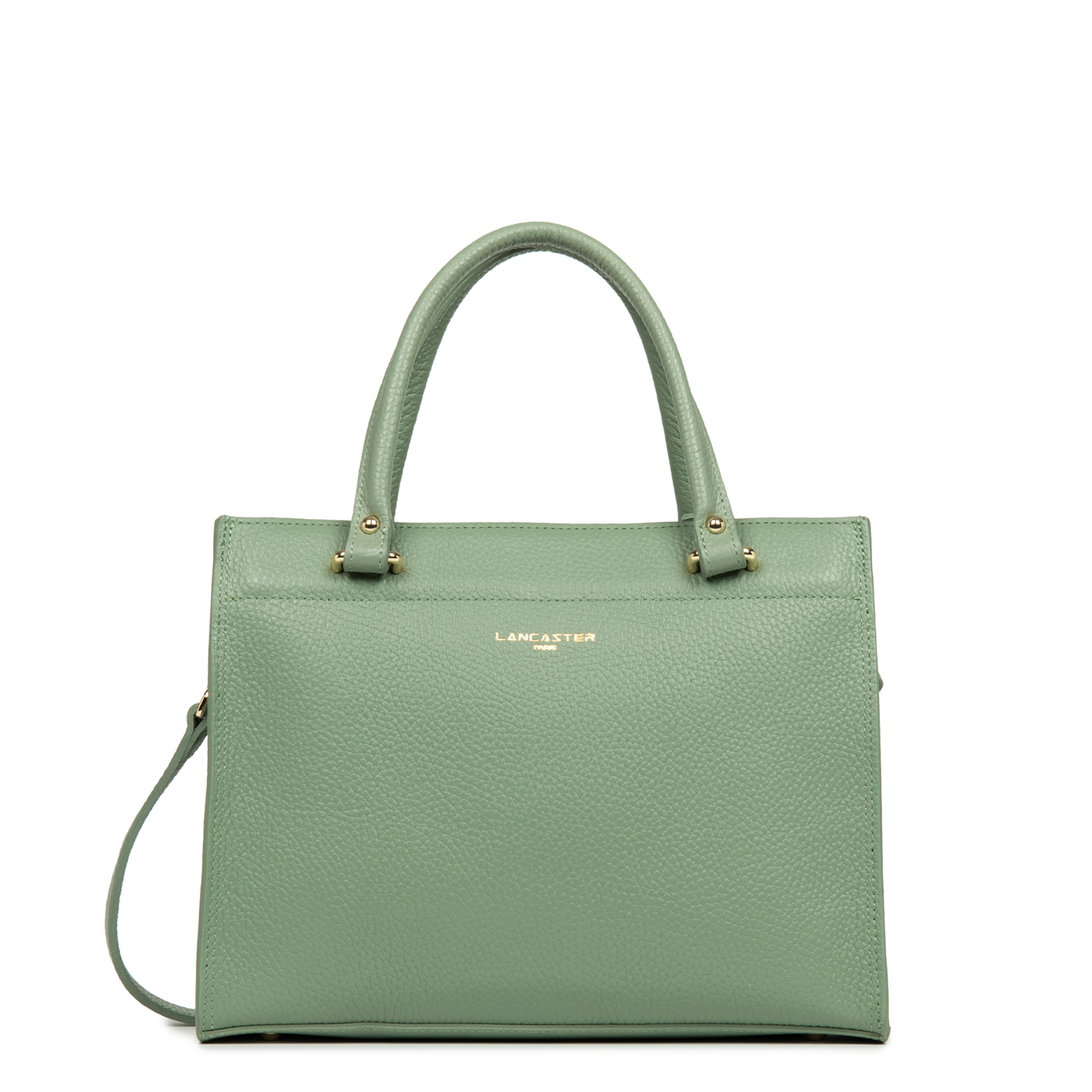 sac à main - foulonné double #couleur_jade-antic-in-champagne