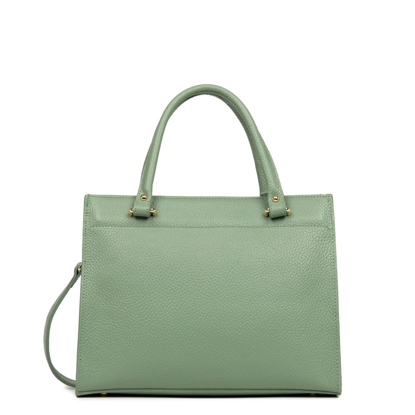 sac à main - foulonné double #couleur_jade-antic-in-champagne