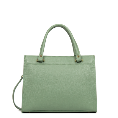 sac à main - foulonné double #couleur_jade-antic-in-champagne