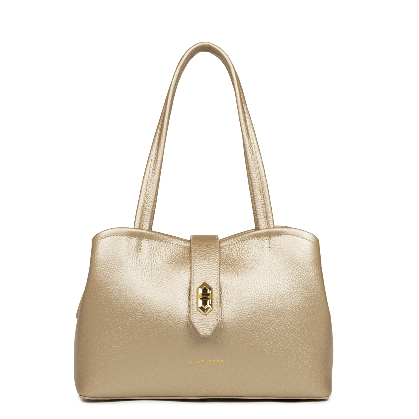 sac cabas épaule - top double #couleur_champagne-in-nude