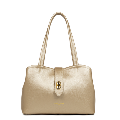 sac cabas épaule - top double #couleur_champagne-in-nude