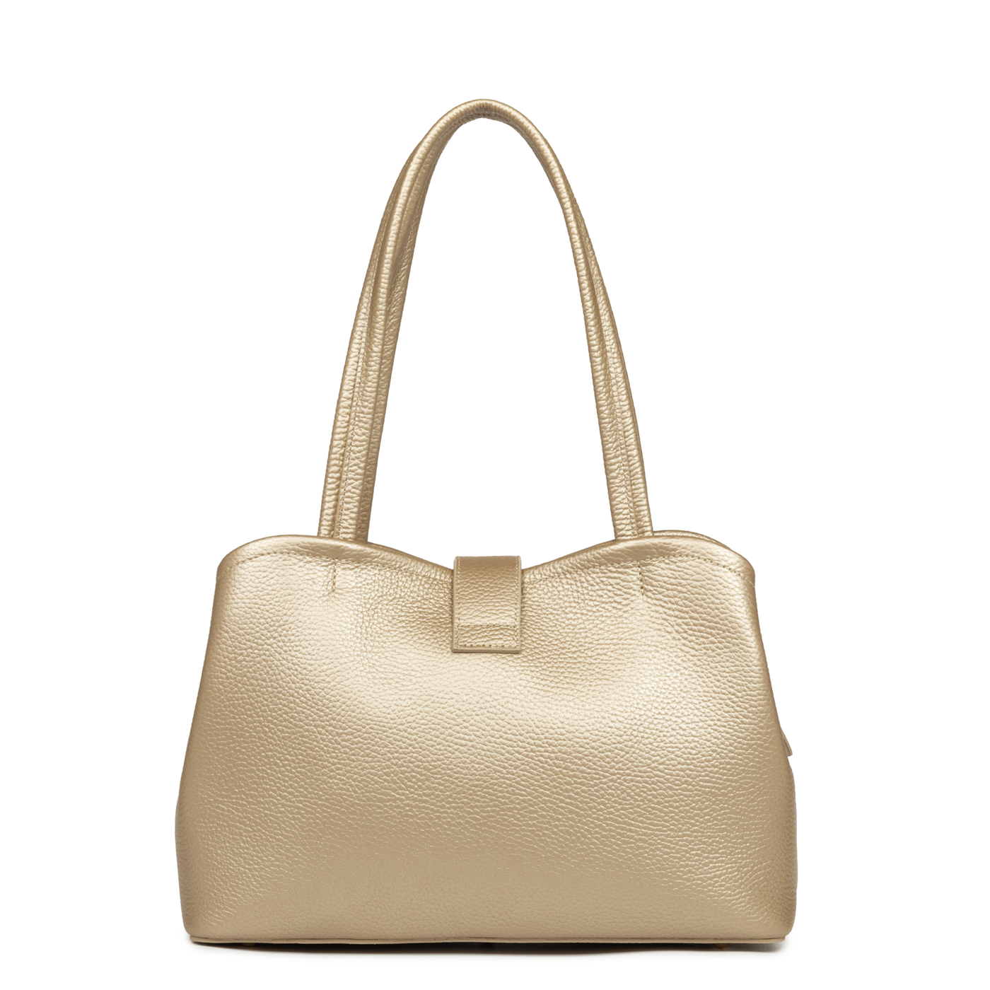 sac cabas épaule - top double #couleur_champagne-in-nude