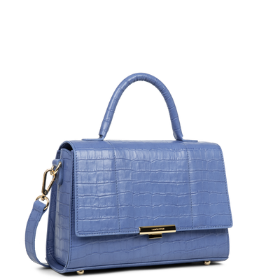 sac à main - exo trinity #couleur_bleu-croco