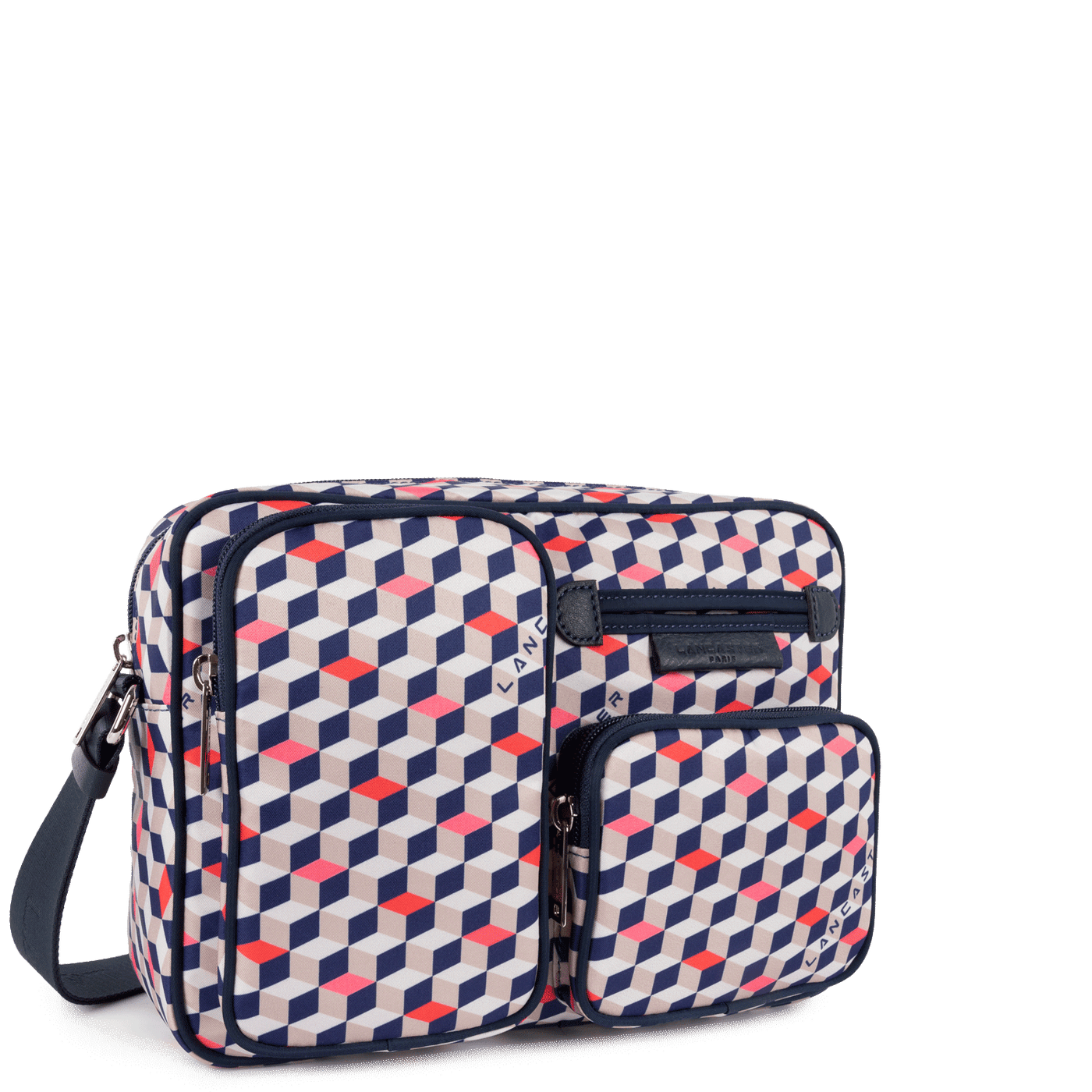 sac reporter - basic sport #couleur_damier-bleu