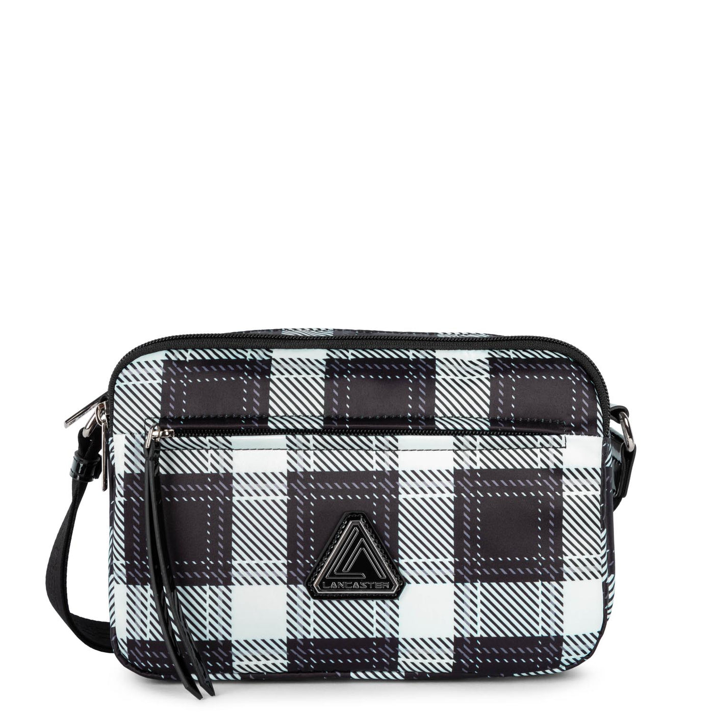 sac trotteur - basic verni #couleur_noir-tartan