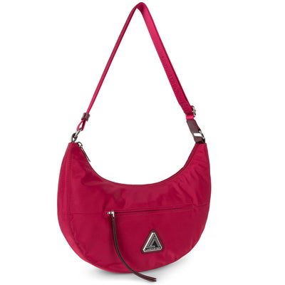 sac besace - basic verni #couleur_fuxia