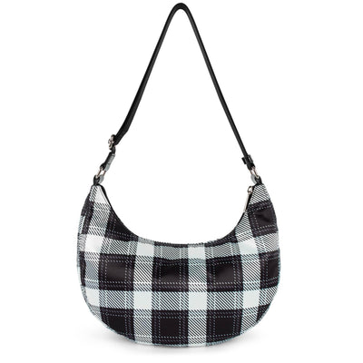 sac besace - basic verni #couleur_noir-tartan