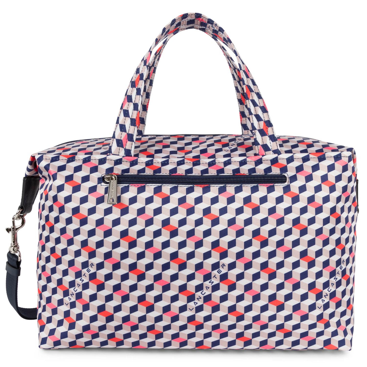 grand sac cabas main - basic sport #couleur_damier-bleu